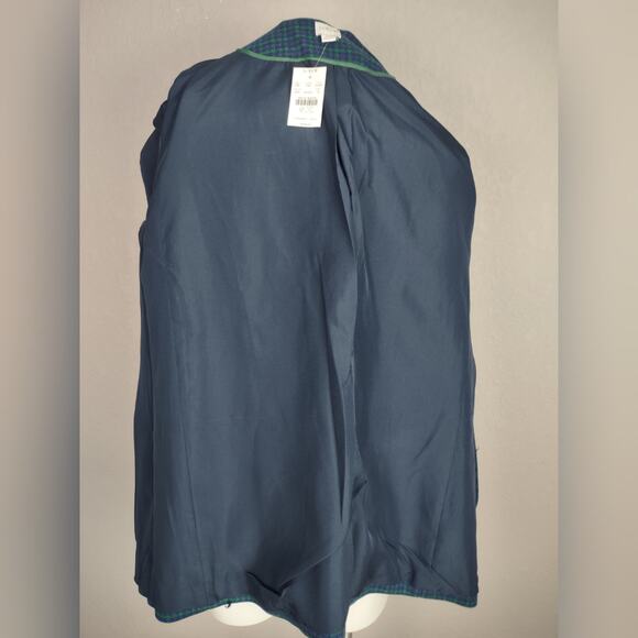 J. Crew Wool Blend Relaxed One Button Blazer in Serene Spruce Antique Size 14 - Picture 14 of 16